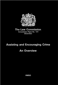 Assisting and Encouraging Crime