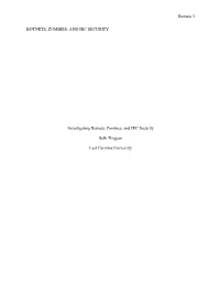 Botnets, Zombies, and Irc Security