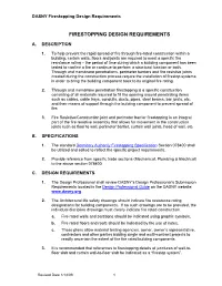DASNY Firestopping Design Requirements