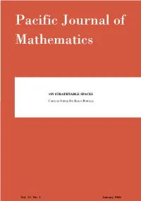 On Stratifiable Spaces