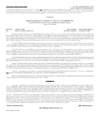 Revenue Bonds Series A-2 of 2005-Official Statement