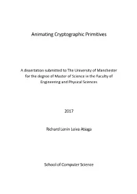 Animating Cryptographic Primitives