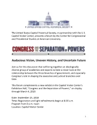 Audacious Vision, Uneven History, and Uncertain Future