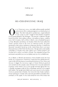 Re-Colonizing Iraq
