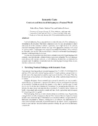 Semantic Casts Contracts and Structural Subtyping in a Nominal World