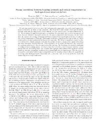 Strong Correlation Between Bonding Network and Critical Temperature in Hydrogen-Based Superconductors