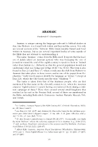 03 Aramaic (Beyond Babel a Handbook Of