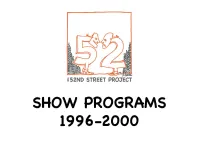 Show Programs