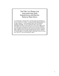 The TGN 1412 Phase I Trial (Very Preliminary Draft) Illustrations by Julia Berman Notes by Steve Simon