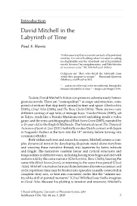 Introduction: David Mitchell in the Labyrinth of Time