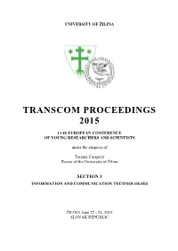 TRANSCOM Proceedings, Section 3
