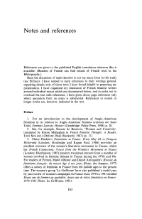 Notes and References