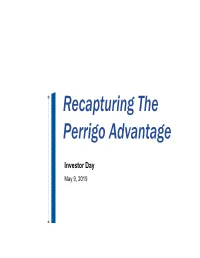 Recapturing the Perrigo Advantage