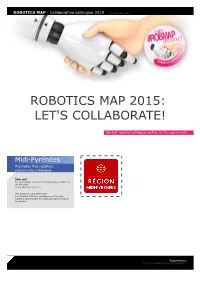 Robotics Map 2015: Let's Collaborate!