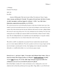 Sample Annotated Bibliography
