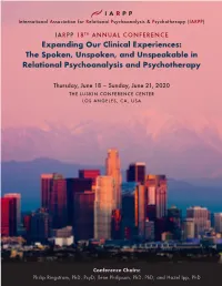 The Spoken, Unspoken, and Unspeakable in Relational Psychoanalysis and Psychotherapy