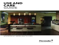 Use and Care Guide