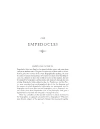 Empedocles 8