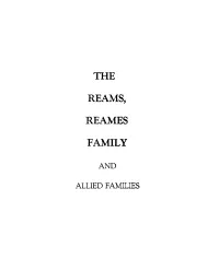 Reams, Reames
