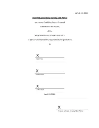 The Virtual Armory Survey and Portal