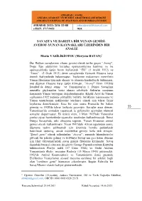 55 Savaşta Ve Barişta Bir Yunan Gemisi