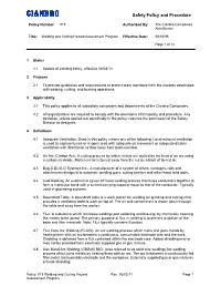 9.1 Appendix a Minimum Respiratory Protection for Cutting and Welding Processes