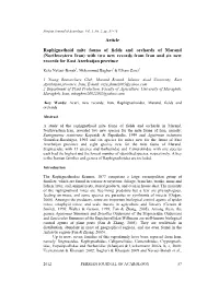 Article Raphignathoid Mite Fauna of Fields and Orchards of Marand
