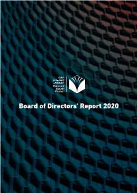 Board of Directors' Report 2020