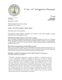 Draft Legislative Agenda General Assembly 2021 Session