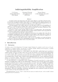 Indistinguishability Amplification