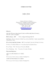 Mark Beck CV 1-1-21 Updated for Website