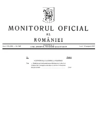 Monitorul Oficial Partea I