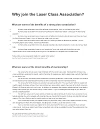 Why Join the Laser Class Association?