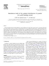 Simulation Study of the Optimal Distribution of Cyanide in a Gold Leaching Circuit