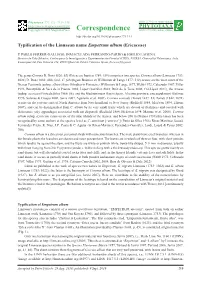 Correspondence PHYTOTAXA