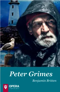 Peter Grimes Benjamin Britten