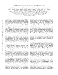 Solid State Quantum Memory Using the 31P Nuclear Spin