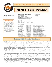 2020 Class Profile