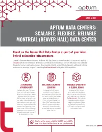 (Beaver Hall) Data Center