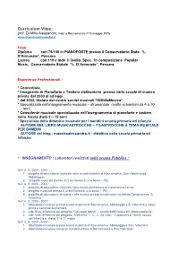 Curriculum Vitae: Prof