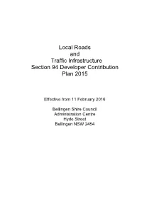 Local Roads and Traffic Infrastructure Section 94 Developer Contribution Plan 2015