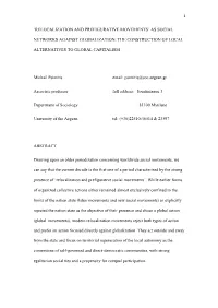 'Relocalization and Prefigurative Movements
