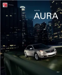 Saturn Aura 2007