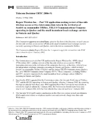 PDF Format Or in HTML at the Following Internet Site