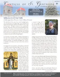 2015 Fall Canticle