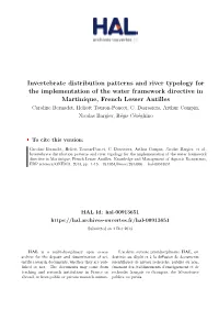 Invertebrate Distribution Patterns and River Typology for The