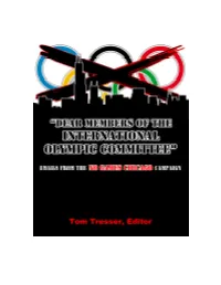 IOC Newsletter - No Confidence in Civic Federation