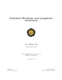 Lefschetz Fibrations and Symplectic Structures 17