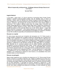 A Dialogue Between Enrique Dussel and CS Peirce by Lara Trout