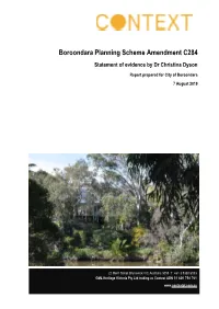 Boroondara Planning Scheme Amendment C284